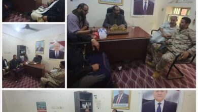 مدير عام قعطبة الشاعري يبحث مع العقيد نصر البرش مشاريع تحسين البنية التحتية وتعزيز التنمية في مريس