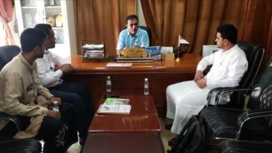 مدير عام مديرية القطن يلتقي فريق مؤسسة نهد التنموية