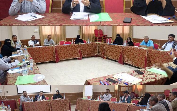 نائب محافظ أبين يترأس اجتماعا للجنة الاستشارية وممثلي منتدى التنمية السياسية ومشروع تعزيز التماسك الاجتماعي