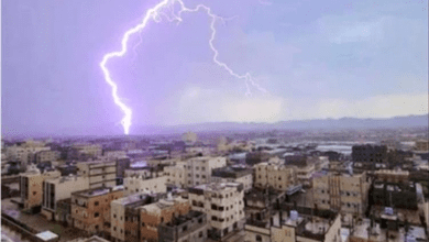 وفاة 3 مواطنين إثر صواعق رعدية في عدة محافظات