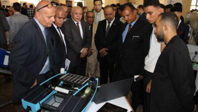 وفد من وزارة التعليم العالي ومؤسسة العون يطلعان على تجربة جامعة الدلتا التكنولوجية بمصر