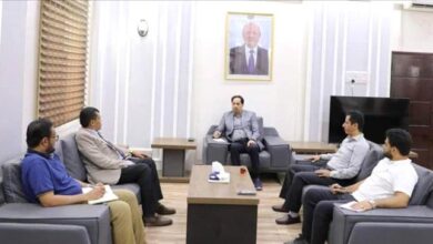 الوزير البكري يبحث مع عميد كلية الأسنان بجامعة عدن "برامج تأهيل الشباب لسوق العمل