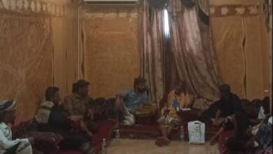 قيادة المجلس الانتقالي بتبن في زيارة رسمية للشيخ مهدي الصبيحي ببئر ناصر