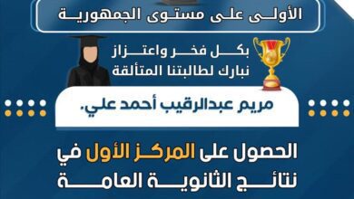 مدارس سما عدن والنبراس تحصدان المركز الأول في نتائج الثانوية العامة على مستوى الجمهورية