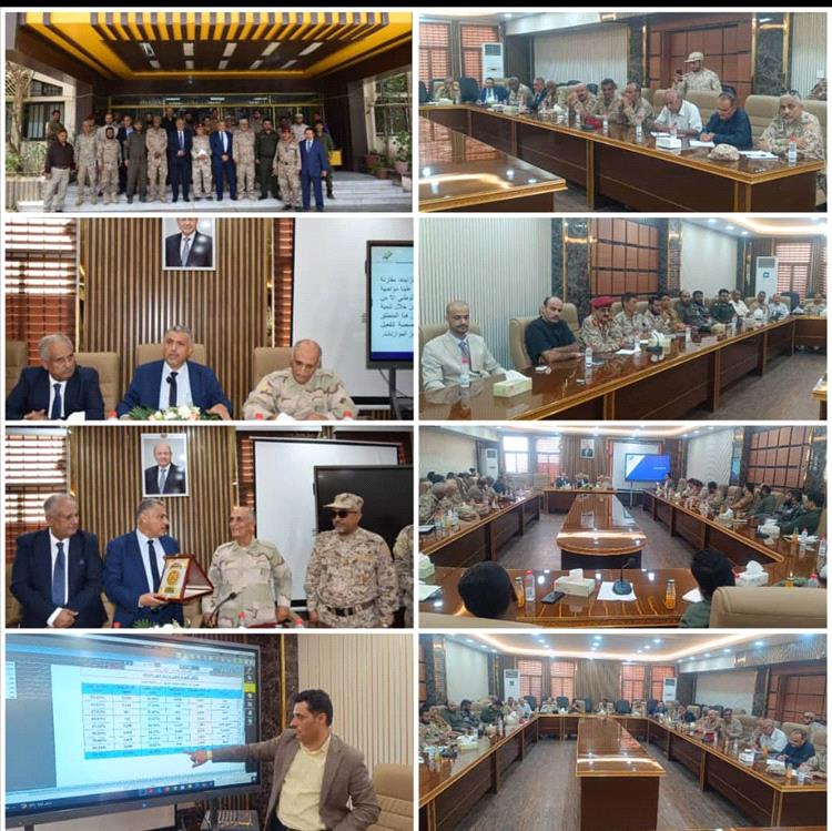 نائب المحافظ يطلع وفد كلية الدفاع الوطني على مجمل الأوضاع الخدمية في العاصمة عدن