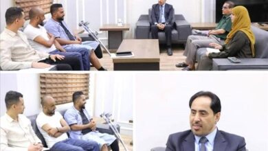 وزير الشباب والرياضة يلتقي الاتحاد العام لكرة قدم ذوي البتر