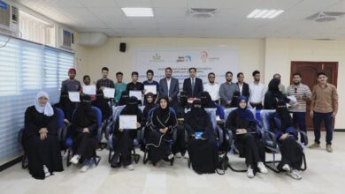 اختتام دورة تدريبية بعدن حول مفاهيم العمل الحر وتنمية مصادر الدخل