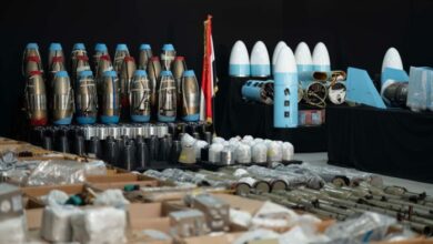 الارياني: ضبط المقاومة الوطنية شحنة أسلحة إيرانية يكشف الدور التخريبي الإيراني
