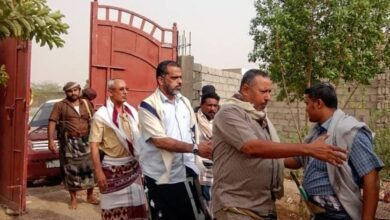 الزحزوح وبن بريك يقدمان واجب العزاء في وفاة والد القاضي العزي بعكر