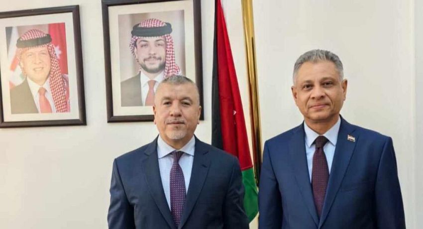 السفير فقيرة يبحث مع رئيس الدائرة العربية والشرق أوسطية في الخارجية الاردنية العلاقات الثنائية