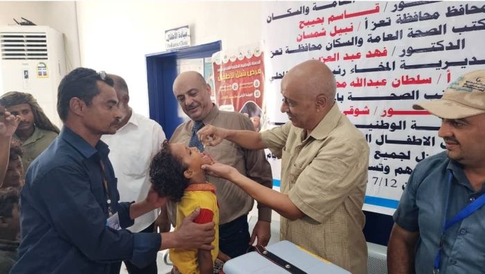 المخا.. تدشين الجولة الأولى من الحملة الوطنية للتحصين ضد شلل الأطفال