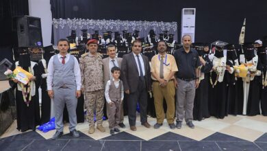 المعهد العالي للعلوم الصحية بمأرب يحتفي بتخريج دفعة جديدة في 7 تخصصات