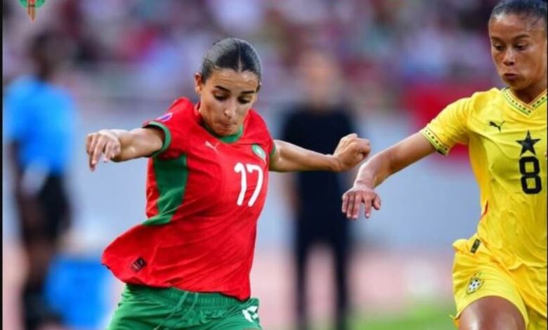 منتخب سيدات المغرب ضد نيجيريا