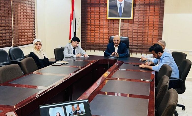 الوزير الشرجبي يبحث مع السفيرة الفرنسية تعزيز التعاون في المجال البيئي