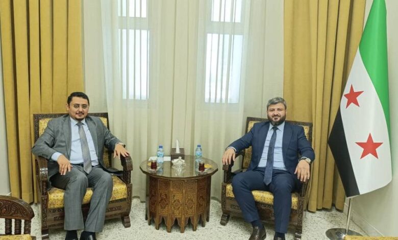 بعكر يبحث مع مدير إدارة شؤون المغتربين بالخارجية السورية تعزيز التعاون في المجالات القنصلية