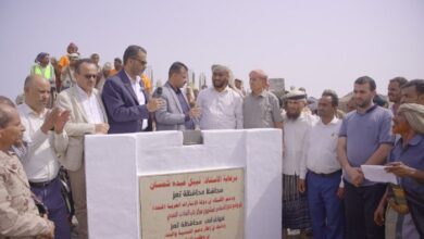 تعز.. تدشين العمل بمشروعين للمياه والرعاية الصحية في باب المندب بدعم إماراتي
