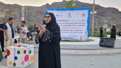 تنظيم فعاليات المهرجات التوعوي للحشد المجتمعي لمناصرة الحملة الوطنية لتحصين