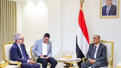 رئيس الوزراء يستقبل في عدن بعثة وسفراء عدد من دول الاتحاد الأوروبي