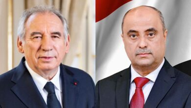 رئيس الوزراء يهنئ نظيره الفرنسي بذكرى اليوم الوطني