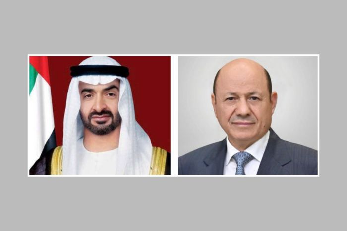 رئيس مجلس القيادة يهنئ دولة الإمارات العربية المتحدة بذكرى يوم عهد الاتحاد