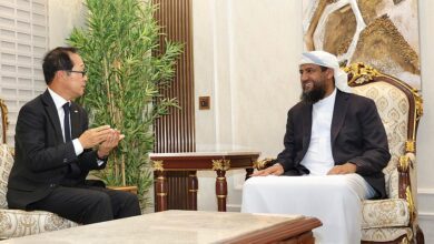 عضو مجلس القيادة المحرّمي يبحث مع السفير الياباني سبل تعزيز العلاقات الثنائية
