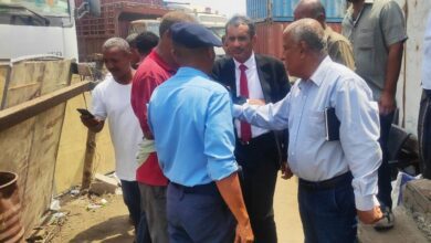 فريق من وزارة الزراعة يطلع على سير عمل في محطات الحجر النباتي بعدن