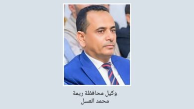 في تصريح لـ"2 ديسمبر": وكيل محافظة ريمة يدعو للوقوف مع الشيخ حنتوس ضد إرهاب الحوثيين