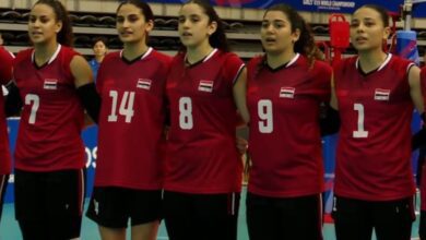 منتخب شابات الطائرة