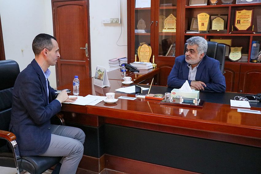 نائب وزير التخطيط يبحث مع مستشار أممي جهود دعم عملية التنمية