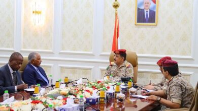 وزير الدفاع يلتقي في عدن سفيري السودان واليابان