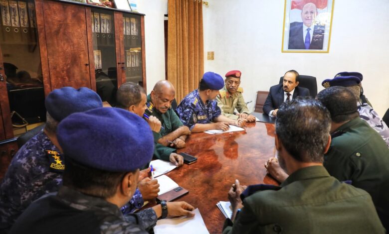 اخبار-حضرموت-|-كلمة-محافظ-#حضرموت-رئيس-اللجنة-#الأمنية-بن-ماضي-التي-ألقاها-بالمكلا-خلال-ترؤسه-لاجتماع-القيادات-الأمنية-والعسكرية”