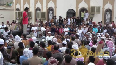 اخبار-حضرموت-|-تريم.-#وقفة-احتجاجية-للمطالبة-بالعدالة-للشهيد-#يادين-وتنفيذ-مطالب-أبناء-المدينة