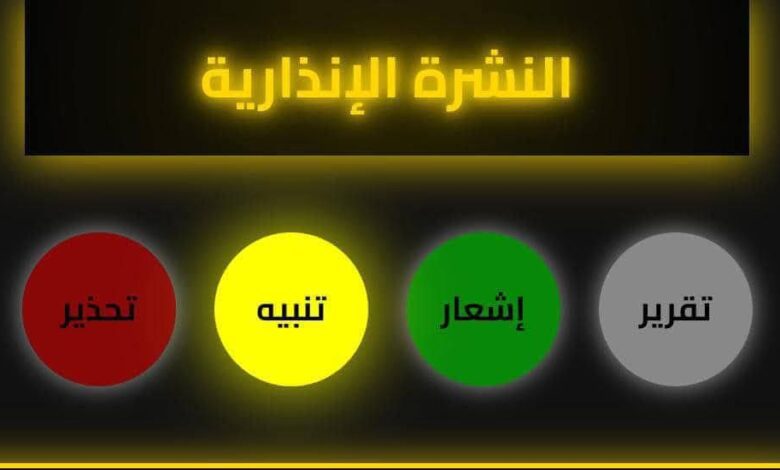 اخبار-حضرموت-|-الإنذار-المبكر-بـ-#حضرموت-يصدر-تنبيه-رقم-“2”-حول-مستجدات-الحالة-#الجوية