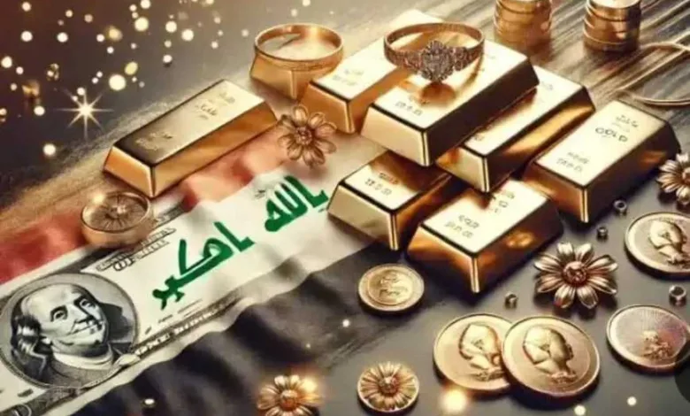 أسعار-الذهب-في-العراق-بداية-تعاملات-اليوم-الثلاثاء-19-–-8-2025