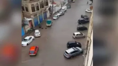 اخبار-اليمن-الان-|-صنعاء-تغرق-الآن-وسيول-الأمطار-تتدفق-بغزارة-(شاهد)