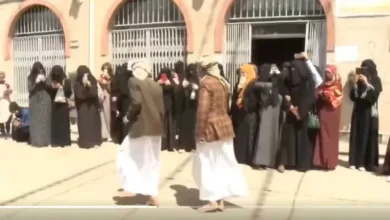 اخبار-اليمن-الان-|-شاهد-بالفيديو.-الحوثيون-يحولون-جامعة-العلوم-والتكنولوجيا-إلى-ساحة-رقص