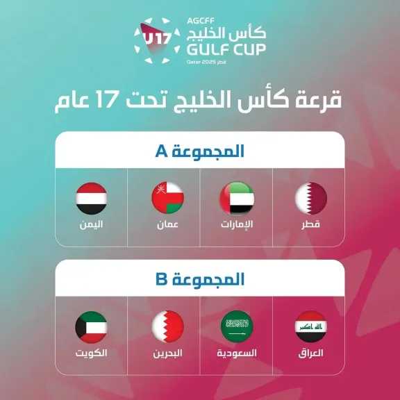 قرعة-كأس-الخليج-للناشئين-تضع-اليمن-في-مجموعة-قوية-مع-قطر-والإمارات-وعُمان