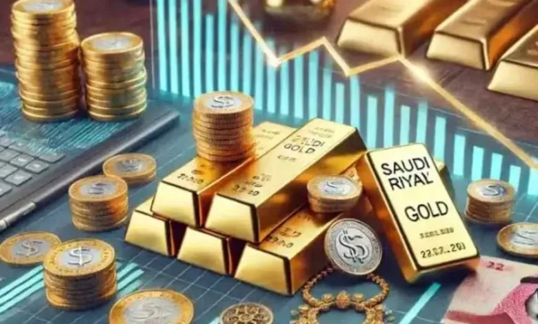 تراجع-الذهب-السعودي.-أسعار-الذهب-في-السعودية-اليوم-الإثنين-25-–-8-2025