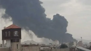 اخبار-اليمن-الان-|-عاجل:-أول-فيديو-يوثق-استهداف-قيادات-حوثية-بغارات-إسرائيلية-في-صنعاء