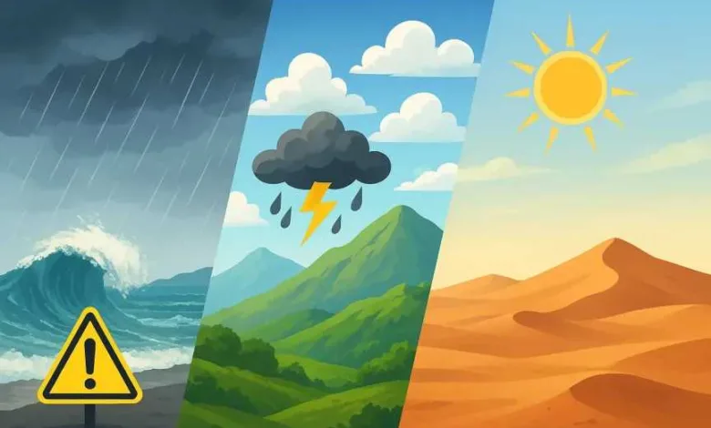 اخبار-اليمن-الان-|-الأرصاد-اليمنية-تحذر-من-أمطار-رعدية-واضطراب-بحري-مع-استمرار-موجة-الحر