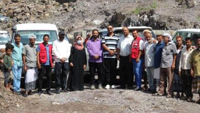 السلطة المحلية بمديرية الضالع تطلع على تنفيذ المرحلة الثانية من مشروع الصرف الصحي لمنطقة المطار المعزاج.