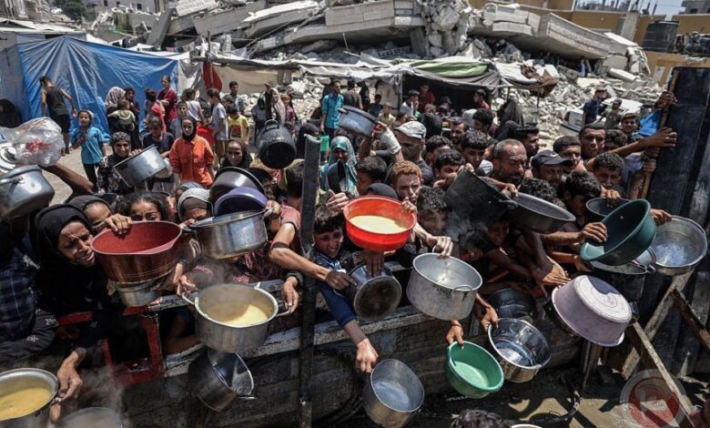 نصف مليون شخص بغزة على شفا المجاعة