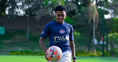 خوان ألفينا يشارك فى تدريبات الزمالك اليوم استعدادا لمواجهة المقاولون