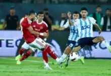 وليد الكرتى يضيف هدف بيراميدز الثانى فى شباك الأهلى