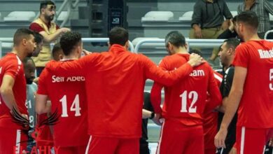 مجموعة طائرة الأهلي رجال وسيدات في دوري المرتبط