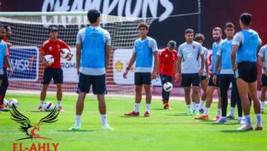 الأهلي يواصل مرانه الجماعي استعدادًا لمواجهة فاركو