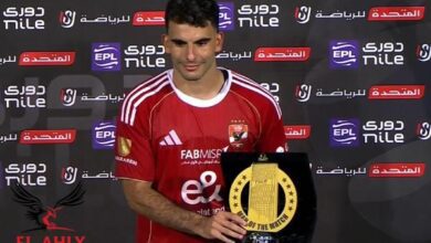 زيزو أفضل لاعب في مباراة الأهلي وفاركو