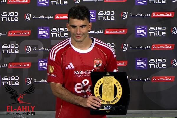 زيزو أفضل لاعب في مباراة الأهلي وفاركو