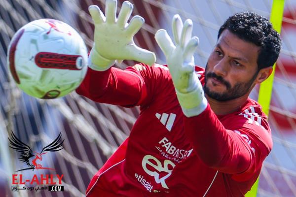الشناوي يشارك في المران الجماعي للأهلي.. ويعلن جاهزيته لغزل المحلة