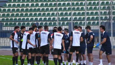 مران الزمالك - محاضرة فيريرا وتدريبات بدنية تحضيرا لـ وادي دجلة